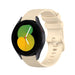Samsung Galaxy Watch 5 40mm Premium Silicone Strap (Beige)