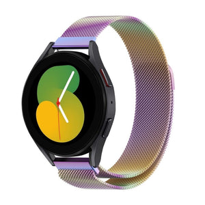 Milanese Strap, on a watch, 3/4 front view
