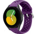 Samsung Galaxy Watch 5 - 40mm Silikonarmband mit Löchern (Lila)