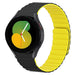 Samsung Galaxy Watch 5 40mm Magnetic Silicone Strap Perfect Fit (Black/Yellow)