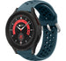 Samsung Galaxy Watch 5 Pro Silikonarmband mit Löchern (Felsengrün)