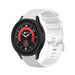 Samsung Galaxy Watch 5 Pro Premium Silicone Strap (White)
