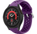 Samsung Galaxy Watch 5 Pro Silikonarmband mit Löchern (Lila)