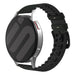 Samsung Galaxy Watch 6 Classic 43mm Silikon/Leder Armband (Grün)