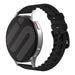 Huawei Watch 3 (Pro) Silicone/Leather Strap (Black)