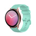 Samsung Galaxy Watch Active Luxus Silikonarmband (Aqua)
