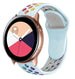 Samsung Galaxy Watch Active / Active 2 Sportarmband (Bunt Hellblau)