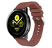 Samsung Galaxy Watch Active / Active 2 Silikonarmband (Kaffee Braun)