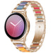 Samsung Galaxy Watch Active ResinStahlarmband (Roségold/Bunt)