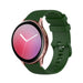 Samsung Galaxy Watch Active Luxus Silikonarmband (Armeegrün)