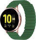 Samsung Galaxy Watch Active Magnetisches Silikonarmband (Grün)