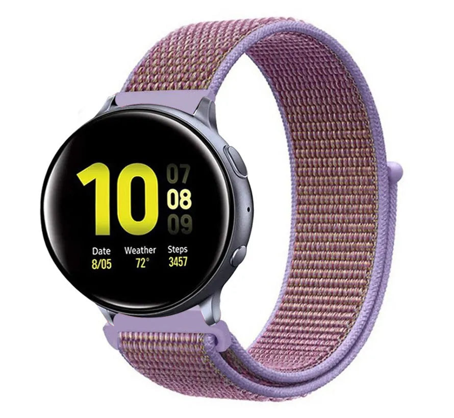 Nylon Strap, on a watch, 3/4 front view