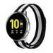 Samsung Galaxy Watch Active Milanese-Armband (Schwarz/Weiß)