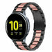 Samsung Galaxy Watch Active Stahlarmband (Schwarz/Rosa)