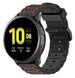 Samsung Galaxy Watch Active Schnalle Sport Amrband (Schwarz/Rot)