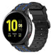 Samsung Galaxy Watch Active Schnalle Sport Amrband (Schwarz/Blau)
