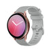 Samsung Galaxy Watch Active Luxus Silikonarmband (Grau)