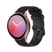 Samsung Galaxy Watch Active Luxus Silikonarmband (Schwarz)
