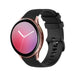 Samsung Galaxy Watch Active Luxus Silikonarmband (Schwarz)