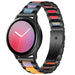 Samsung Galaxy Watch Active ResinStahlarmband (Schwarz/Bunt)