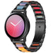 Samsung Galaxy Watch Active ResinStahlarmband (Schwarz/Bunt)