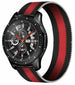 Samsung Galaxy Watch 46mm Milanese-Armband (Schwarz / Rot)