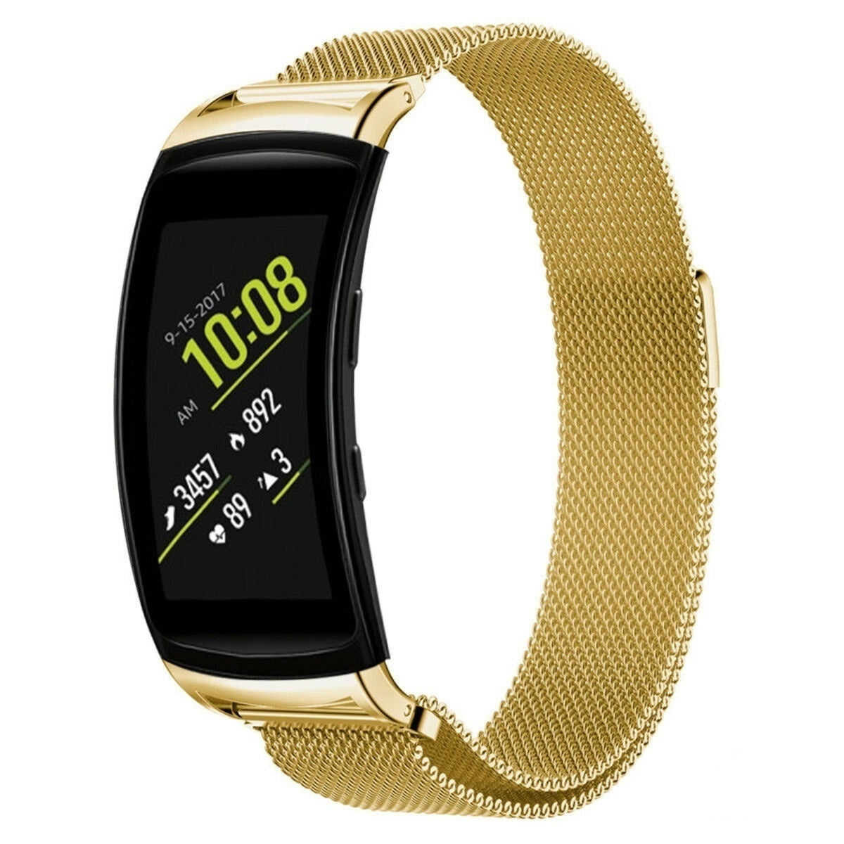 Samsung Gear Fit 2 (Pro) Milanese-Armband (Gold)