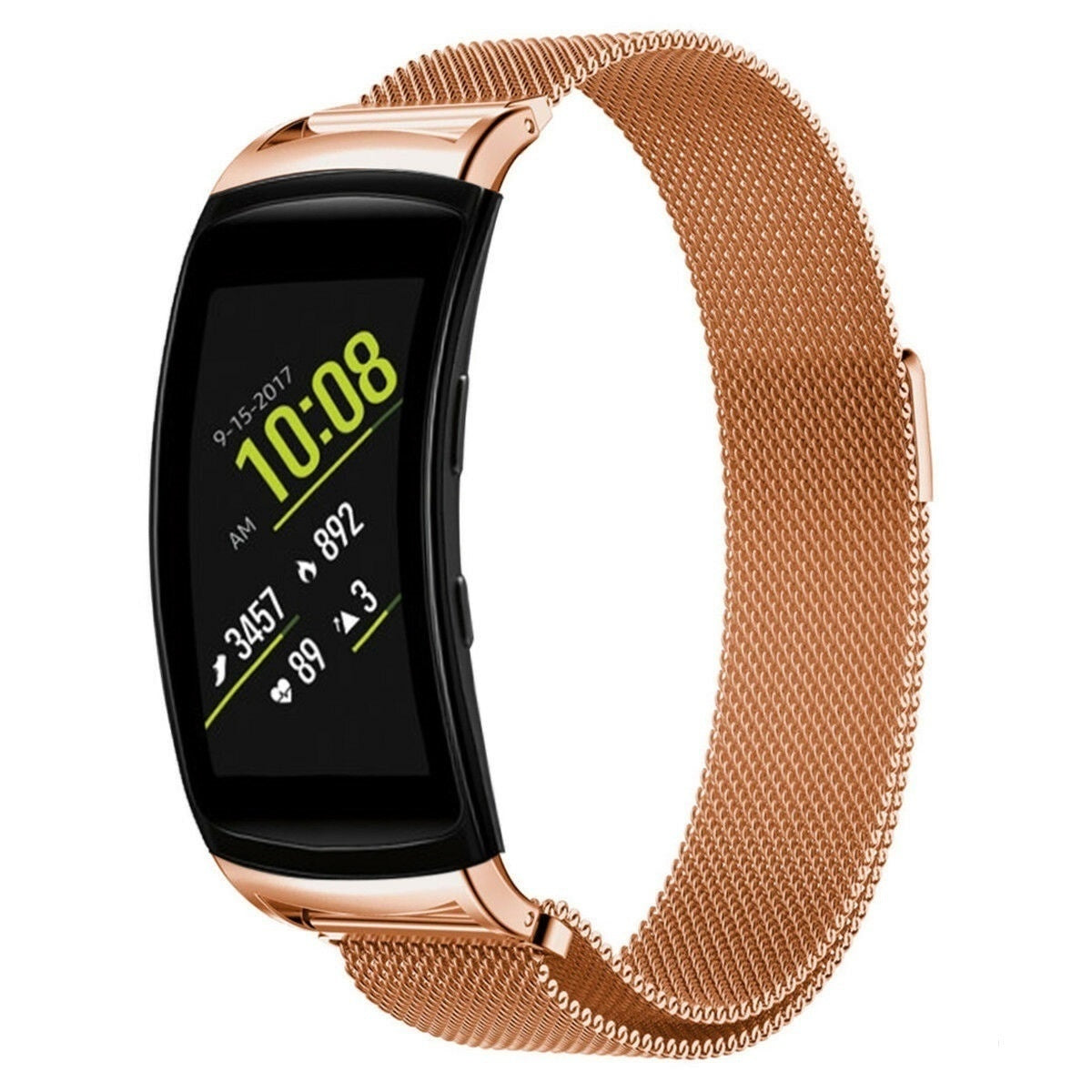 Samsung Gear Fit 2 (Pro) Milanese-Armband (Roségold)