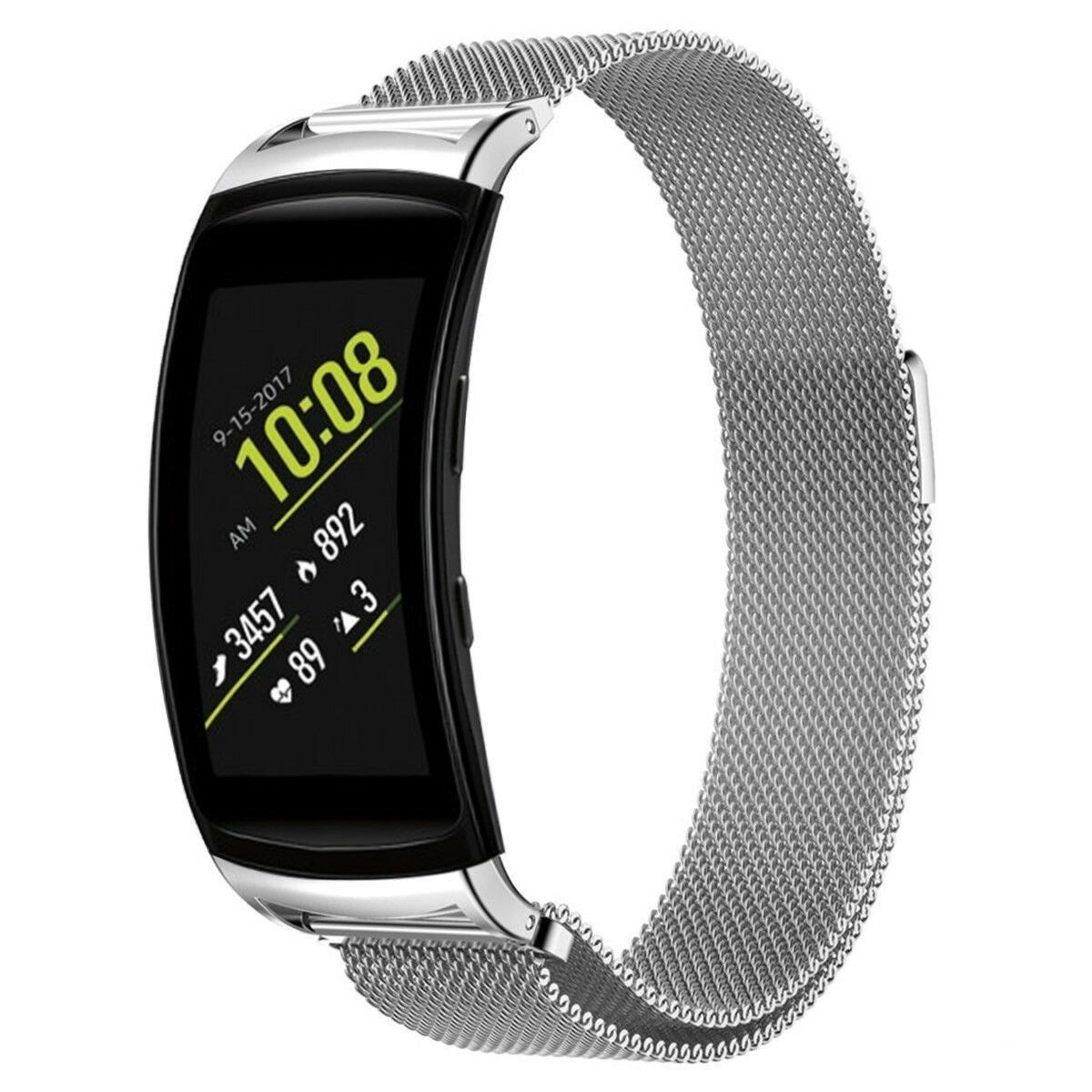 Samsung Gear Fit 2 (Pro) Milanese-Armband (Silber)
