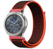 Samsung Gear S3 Nylonarmband (Schwarz/Orange)