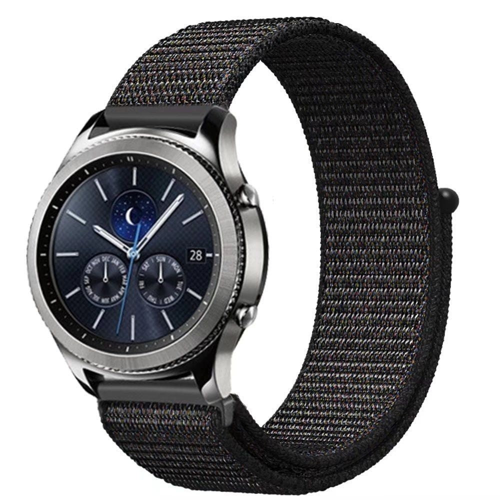 Samsung Gear S3 Classic / deontier Nylonarmband (Schwarz)