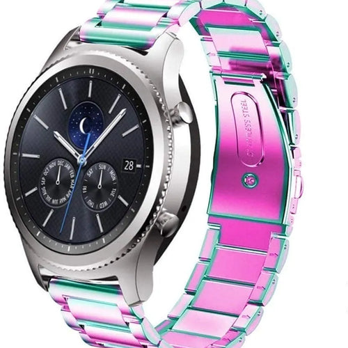 Steel Strap, on a watch, 3/4 front view