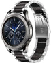 Samsung Gear S3 Classic / Frontier Gliederarmband (Silber / Schwarz)