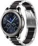 Samsung Gear S3 Classic / Frontier Gliederarmband (Silber / Schwarz)