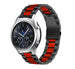 Samsung Gear S3 Steel Strap (Black/Red)