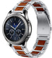 Samsung Gear S3 Holz/Stahlarmband (Silber)