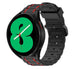 Samsung Galaxy Watch 4 40mm Sportschnallenarmband (Schwarz/Rot)