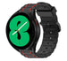 Samsung Galaxy Watch 4 40mm Sportschnallenarmband (Schwarz/Rot)