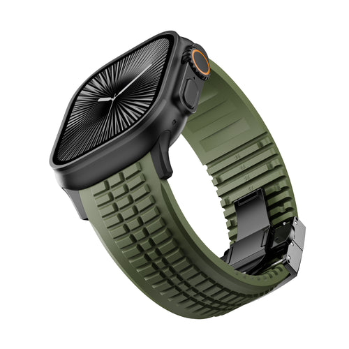 Apple Watch Ultra Premium Silicone Strap (Army Green)