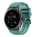 Fossil Gen 5e 44mm Silikonarmband (Viridiangrün)