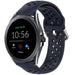 Fossil Gen 5e - 44mm Silikonarmband mit Löchern (Dunkelblau)