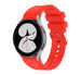 Samsung Galaxy Watch 4 - 40mm Silikonarmband (Hellrot)