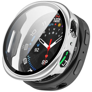 Samsung Galaxy Watch 8 - 40mm / 9 - 40mm Hardcase mit Glas (Silber)