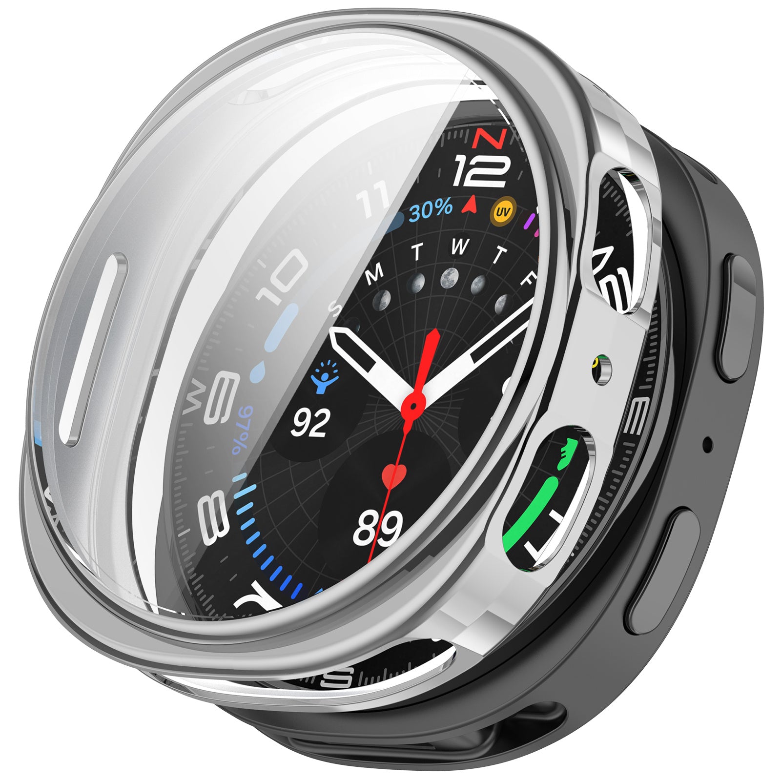 Samsung Galaxy Watch 8 - 40mm TPU Hülle (Silber)