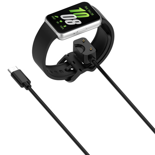 Samsung Galaxy Watch Fit 3 USB-C Anschluss Ladegerät (Schwarz)