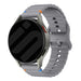 Samsung Galaxy Watch 3 45mm Wave Silikonarmband (Grau)