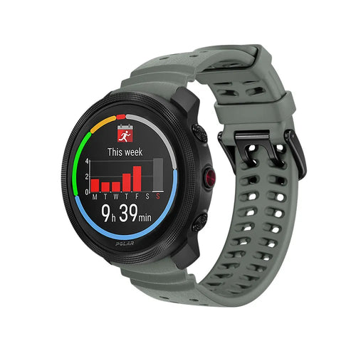 Polar Vantage V3 Silikon-Grain-Armband (Dunkelgrau)