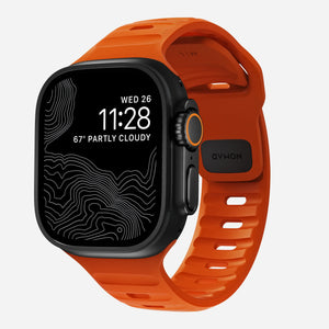Nomad Sport Apple Watch Silikonarmband (Ultra Orange)