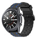 Samsung Galaxy Watch 3 45mm Sportschnallenarmband (Schwarz/Blau)