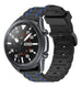 Samsung Galaxy Watch 3 45mm Sportschnallenarmband (Schwarz/Blau)